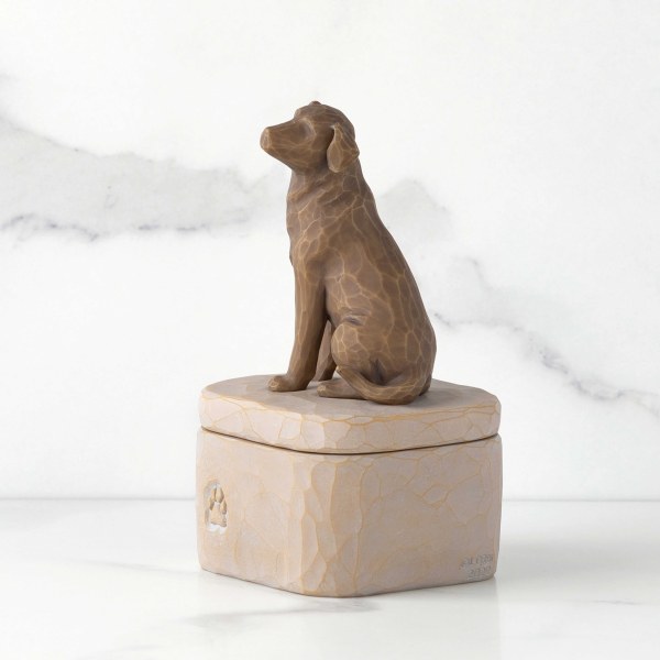 CAJA DE RECUERDOS OSCURO LOVE MY DOG - WILLOW TREE