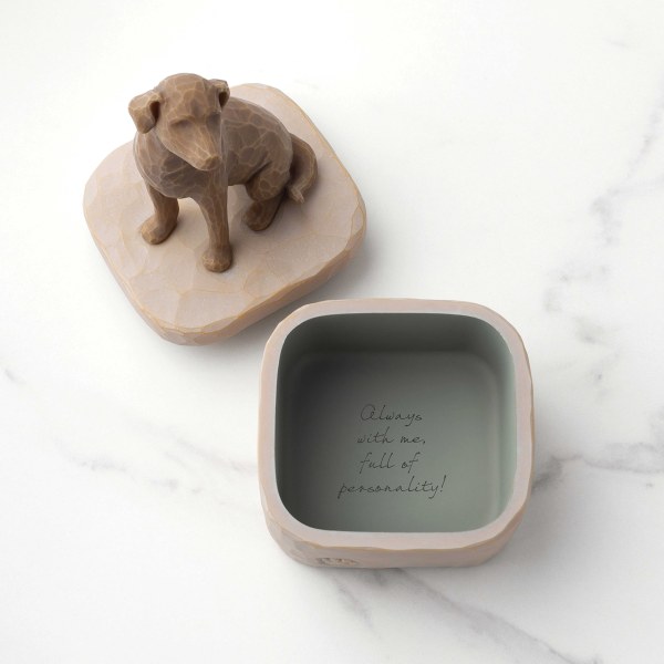 CAJA DE RECUERDOS OSCURO LOVE MY DOG - WILLOW TREE