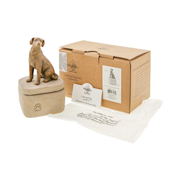 CAJA DE RECUERDOS OSCURO LOVE MY DOG - WILLOW TREE