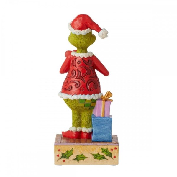 FELIZ GRINCH CON CORAZÓN PARPADEO - JIM SHORE GRINCH