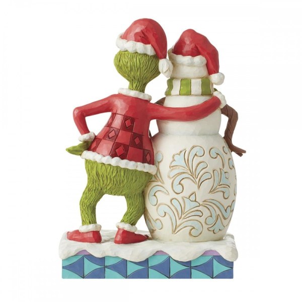 GRINCH JUNTO AL MUÑECO DE NIEVE GRINCHY - JIM SHORE GRINCH
