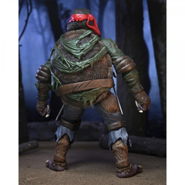 UNIVERSAL MONSTERS X NINJA TURTLES - FIGURA DE ACCIÓN - ULTIMATE RAPHAEL WOLFMAN