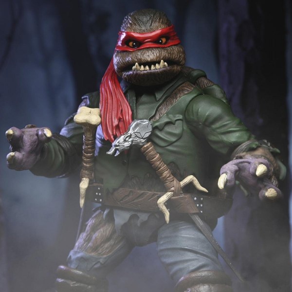 UNIVERSAL MONSTERS X NINJA TURTLES - FIGURA DE ACCIÓN - ULTIMATE RAPHAEL WOLFMAN