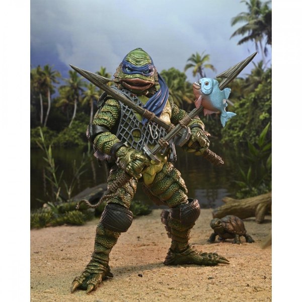UNIVERSAL MONSTERS X TORTUGAS NINJA - FIGURA DE ACCIÓN - LEONARDO LA CRIATURA