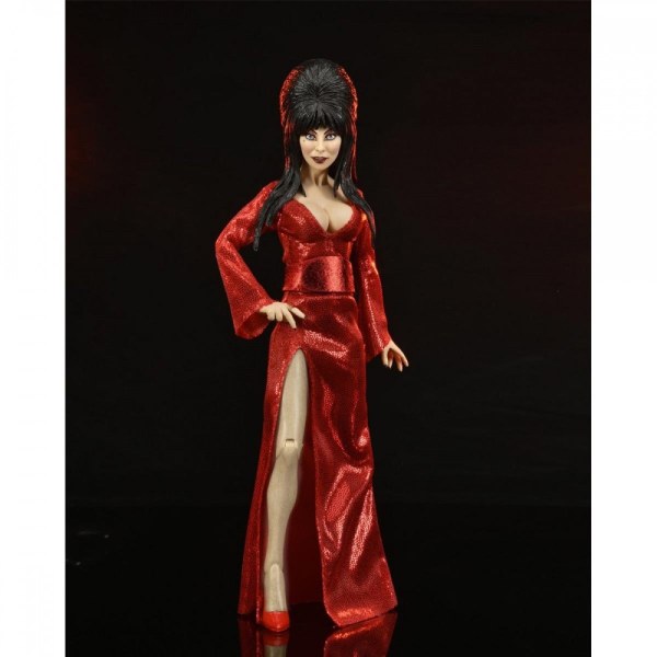 ELVIRA – FIGURA DE ACCIÓN VESTIDA – ELVIRA “ROJA, MIEDO Y ABUCHEO"