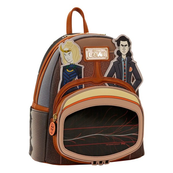 Mini Mochila Loki TVA Lenticular Multiverse - Marvel Loungefly