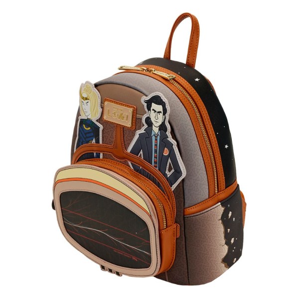 Mini Mochila Loki TVA Lenticular Multiverse - Marvel Loungefly