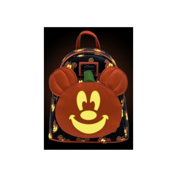Mini Mochila Mickey Halloween Mick-O-Lantern - Disney Loungefly