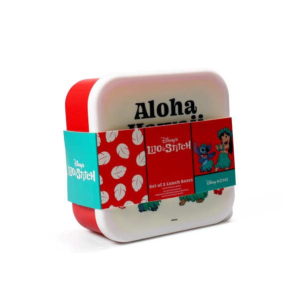 Set de 3 Cajas de Merienda Lilo y Stitch