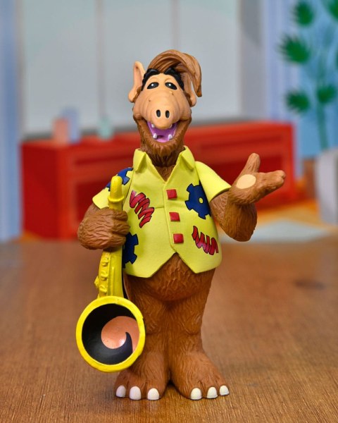 Figura Alf Toony Classic Alf con Saxofón 15 cm