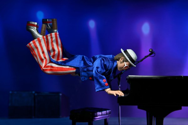 Figura Elton John Vestido Viviendo en el '76 Deluxe Set 20 cm