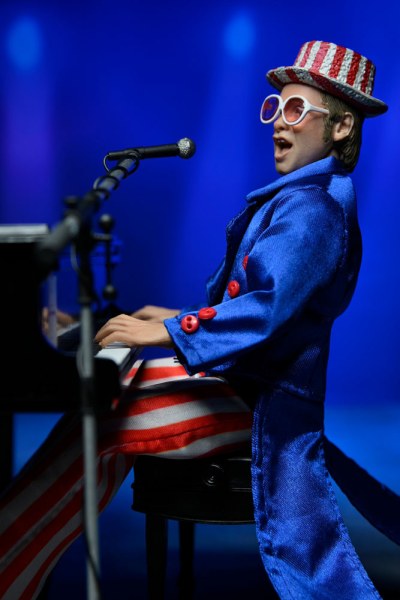 Figura Elton John Vestido Viviendo en el '76 Deluxe Set 20 cm