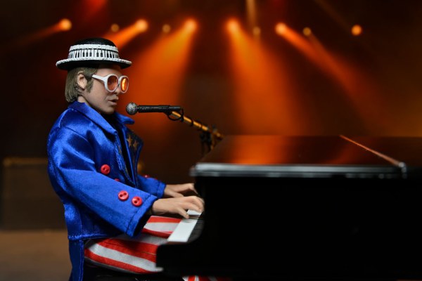 Figura Elton John Vestido Viviendo en el '76 Deluxe Set 20 cm