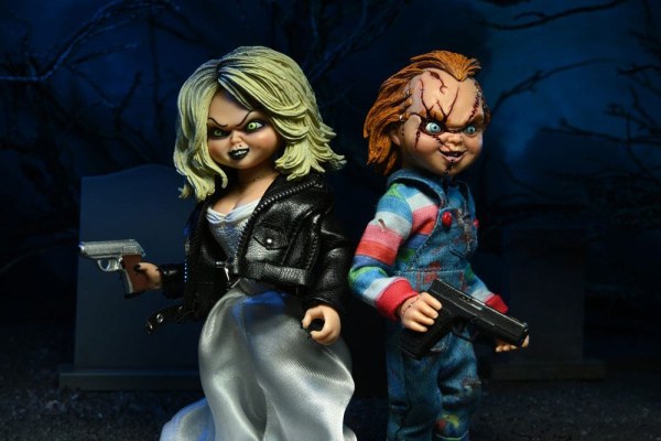 La Novia de Chucky pack 2 Figura Chucky & Tiffany vestidos 14 cm