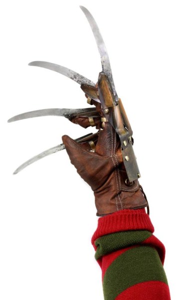 Guante Freddy Krueger réplica de Garras de la Noche 3