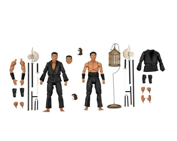 Las Tortugas Ninja (1990) pack de 2 Figuras Shadow Warriors 18 cm