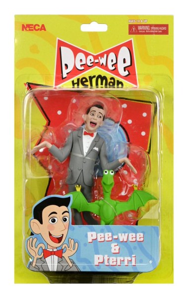 Figura Pee-Wee Herman Toony Classics Pee-Wee & Pterri 15 cm