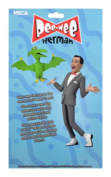 Figura Pee-Wee Herman Toony Classics Pee-Wee & Pterri 15 cm