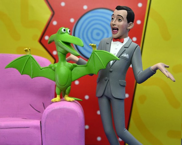 Figura Pee-Wee Herman Toony Classics Pee-Wee & Pterri 15 cm