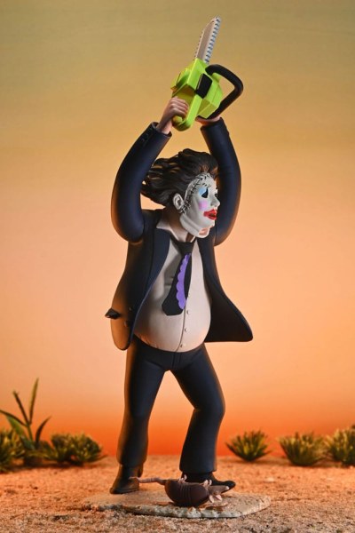Figura Toony Terrors Masacre de Texas 50 Aniversario Pretty Woman Leatherface 15 cm
