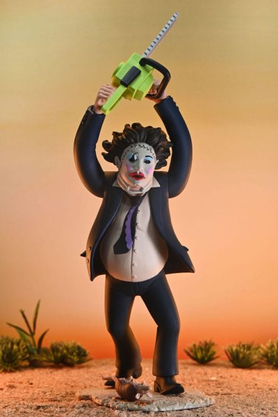 Figura Toony Terrors Masacre de Texas 50 Aniversario Pretty Woman Leatherface 15 cm