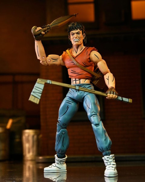 Tortugas Ninja (Mirage Comics) Figura Casey Jones con camisa roja 18 cm
