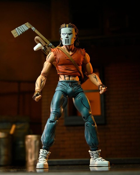 Tortugas Ninja (Mirage Comics) Figura Casey Jones con camisa roja 18 cm