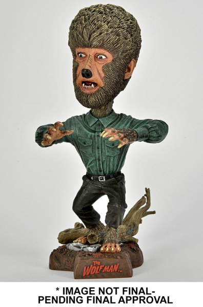 Aldaba Universal Monsters Head Hombre Lobo 20 cm