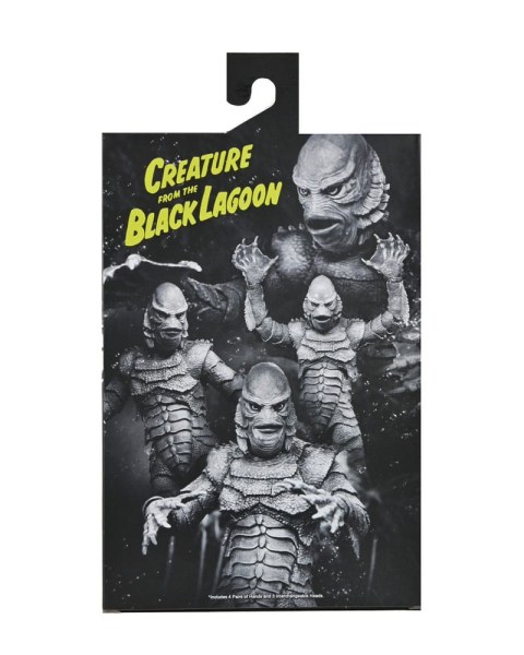 Figura Universal Monsters Criatura definitiva de la Laguna Negra (B&N) 18 cm