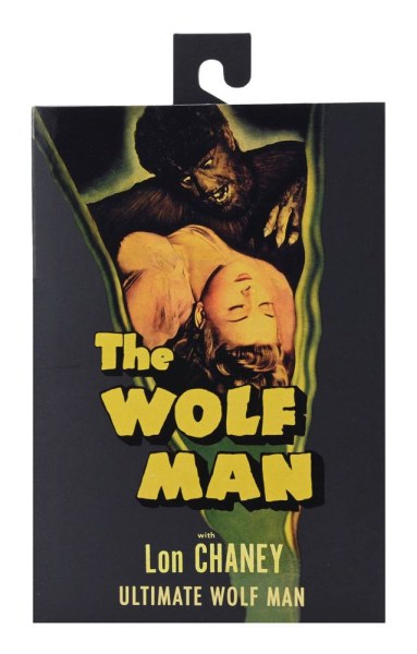Figura Universal Monsters Ultimate El Hombre Lobo (Blanco y Negro) 18 cm