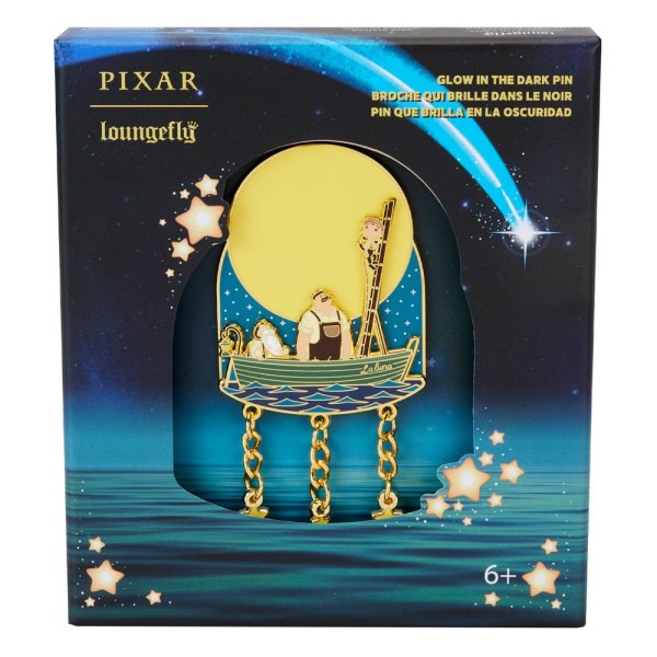 Edición limitada de La Luna que brilla en la oscuridad de Collector Pin - Disney Pixar Loungefly