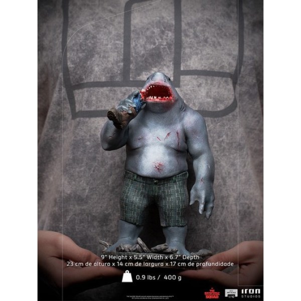 ESCUADRÓN SUICIDIO KING SHARK ART SCALE - DC COMICS