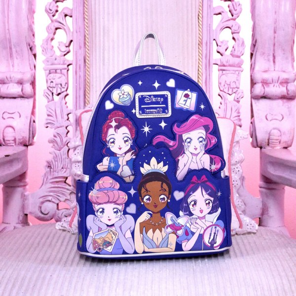 MINI MOCHILA Princesas Disney Estilo Manga - DISNEY LOUNGEFLY