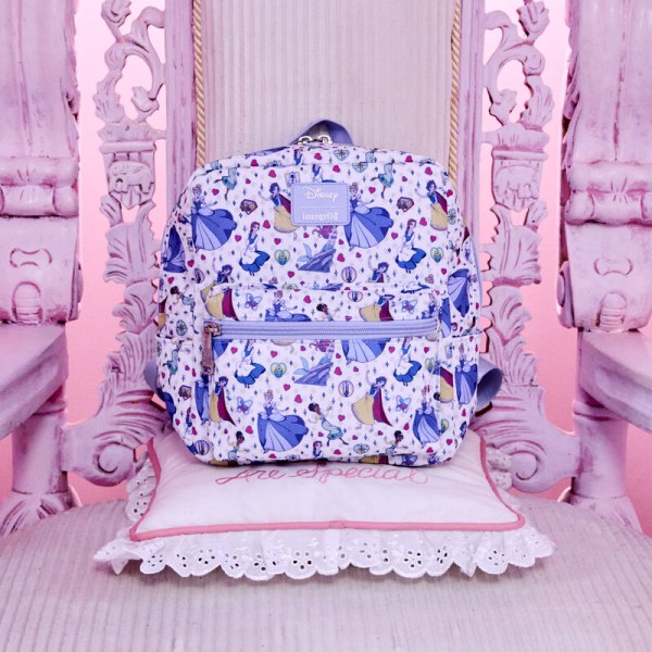 MINI MOCHILA Nylon Princesas Disney Estilo Manga - DISNEY LOUNGEFLY