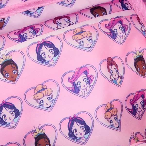 MINI MOCHILA Nylon Princesas Disney Estilo Manga - DISNEY LOUNGEFLY