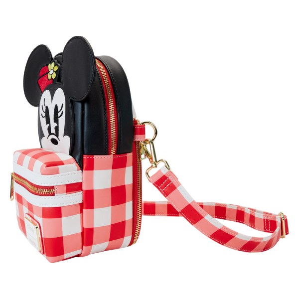 Bolso Bandolera Minnie Mouse Manta Picnic Portavasos - DISNEY LOUNGEFLY
