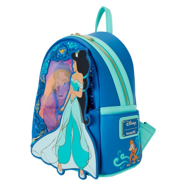 MINI MOCHILA Serie Princesas Aladdín Lenticular - DISNEY LOUNGEFLY