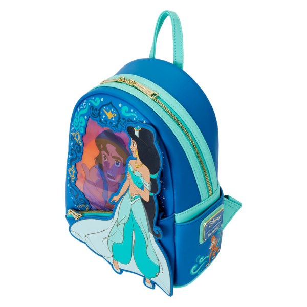 MINI MOCHILA Serie Princesas Aladdín Lenticular - DISNEY LOUNGEFLY