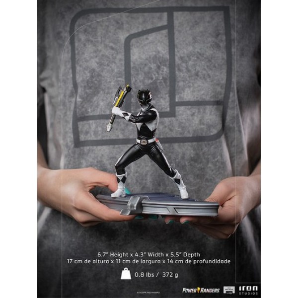 POWER RANGERS: MIGHTY MORPHIN BLACK RANGER ART SCALE - POWER RANGERS