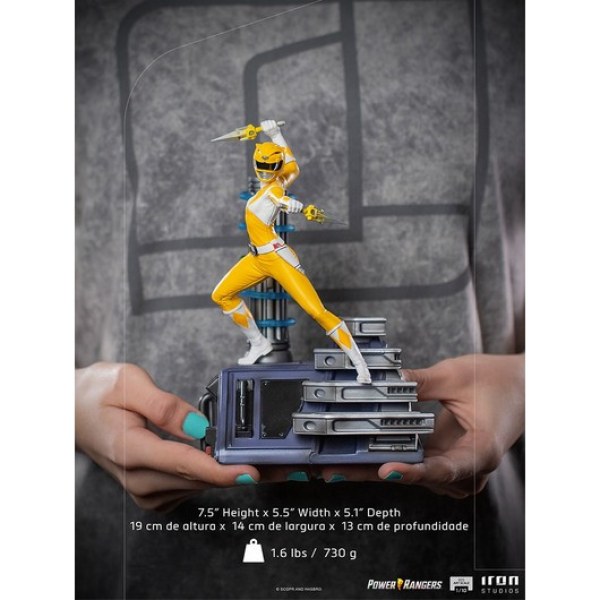 POWER RANGERS: MIGHTY MORPHIN RANGER AMARILLO ART SCALE - POWER RANGERS