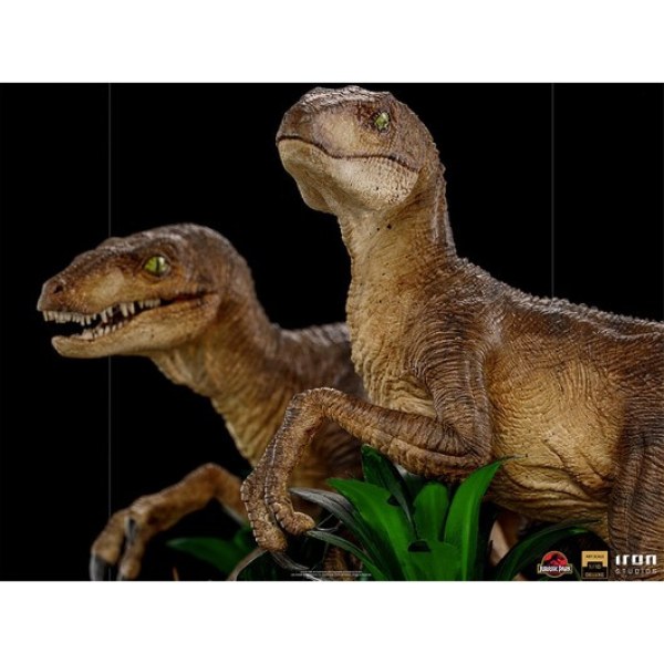 DOS VELOCIRAPTORS ART SCALE DELUXE - JURASSIC PARK