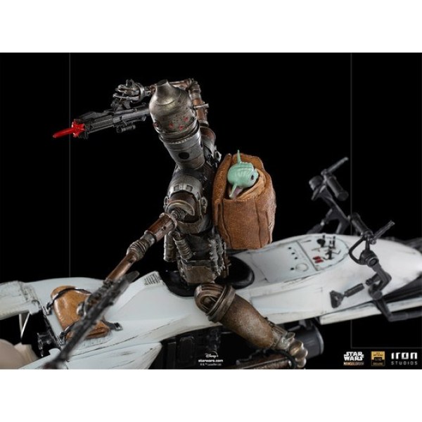 1G-11 ET GROGU THE MANDALORIAN ART SCALE DELUXE - STAR WARS