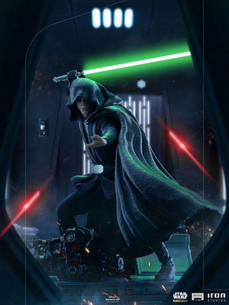 The Mandalorian Luke Skywalker versión de combate Art Scale - Star Wars