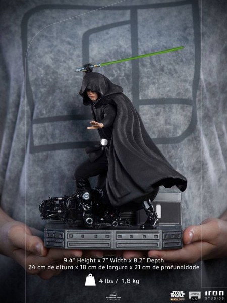 The Mandalorian Luke Skywalker versión de combate Art Scale - Star Wars