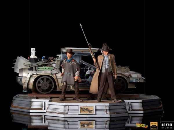 Regreso al futuro III Art Scale Deluxe Set completo