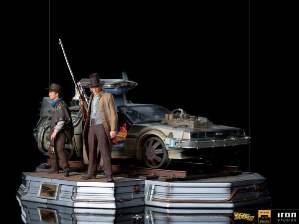 Regreso al futuro III Art Scale Deluxe Set completo