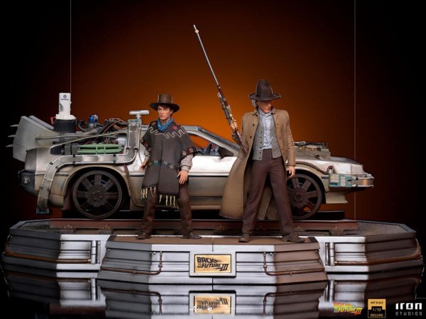 Regreso al futuro III Art Scale Deluxe Set completo