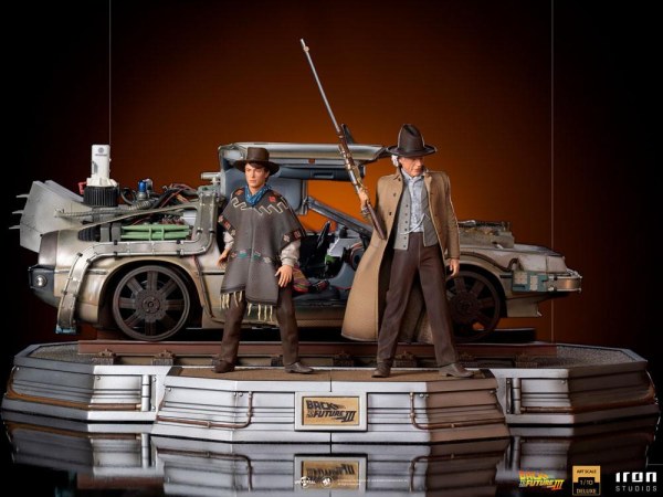 Regreso al futuro III Art Scale Deluxe Set completo
