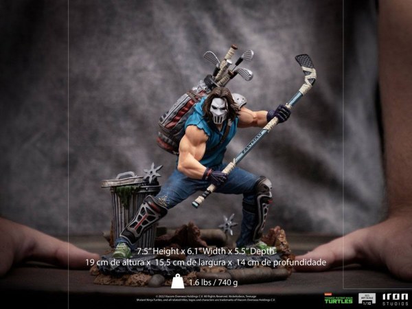 Casey Jones Art Scale - Tortugas Ninja