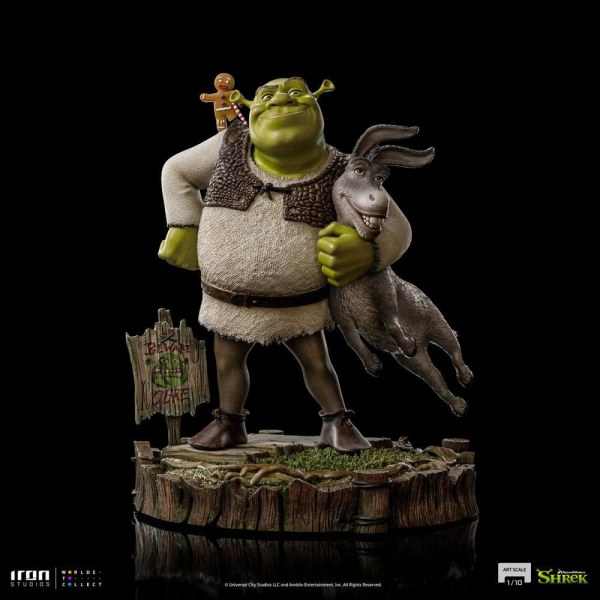 Shrek, el burro y el hombre de jengibre Deluxe Art Scale - Dreamworks